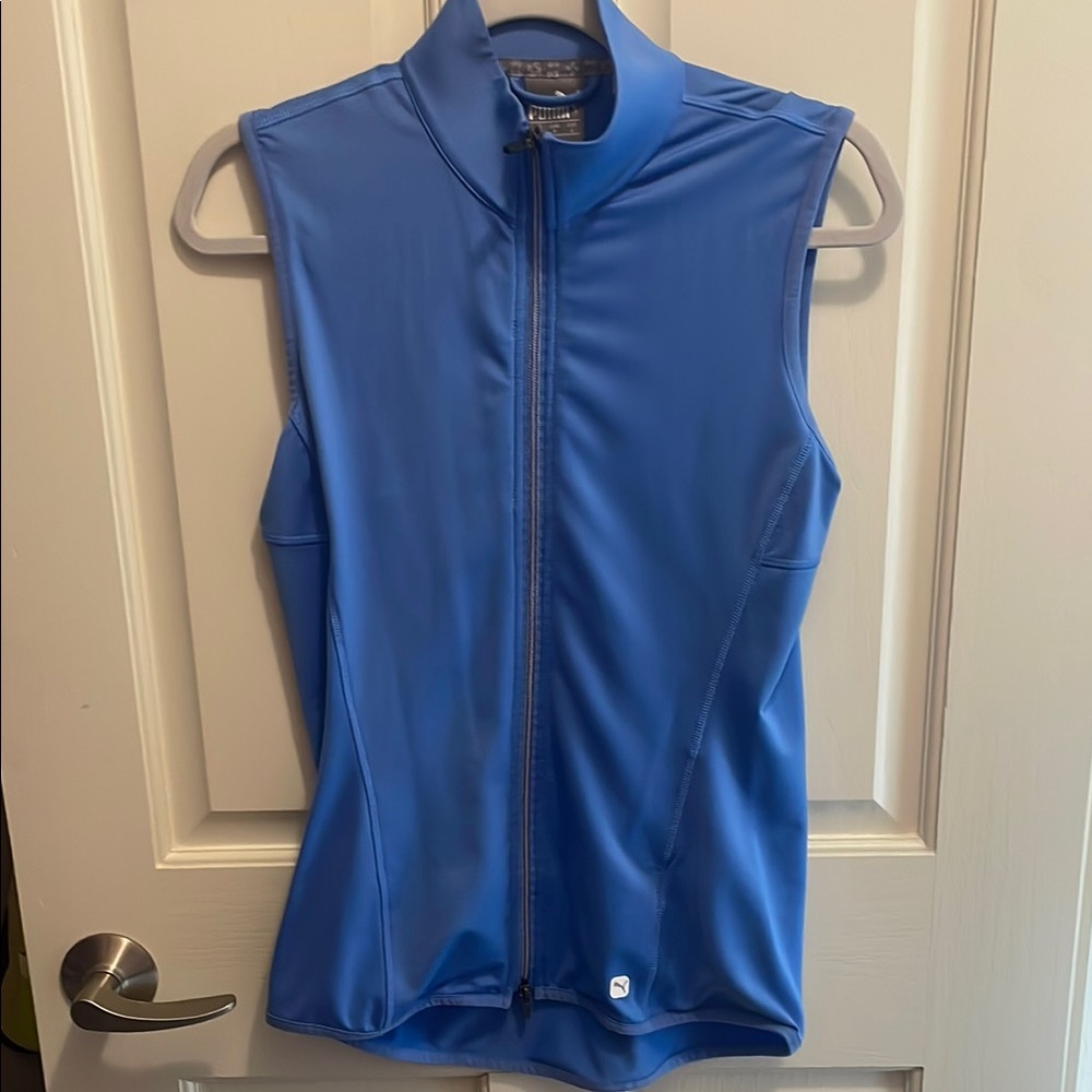 Puma Women's Blue Sleeveless Vest